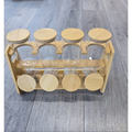 8pcs Spice Jars Set with Rotating Stand 350ml Airtight Storage Containers Kitchen Storage Spice Organizers