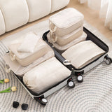 8pcs Travel Compression Packing Cubes Space Saving Luggage Organizers