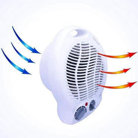 2-in-1 Fan Heater – Dual Heating and Cooling Portable Room Appliance desk and pendestrian fans Desk & Pedestal Fans