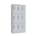 9-Door Metal Locker Cabinet – Secure Office and Home Storage File Cabinets