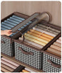 9 Grid Multipurpose Organizer with Cover Foldable Non Woven Fabric Storage Box 50x32x30cm