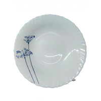 9 Inch Classique Aqua Spray Glass Soup Plates 6 Sets (36 Pieces) kitchen and dinning Plates