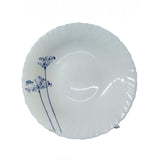 9 Inch Classique Aqua Spray Glass Soup Plates 6 Sets (36 Pieces)