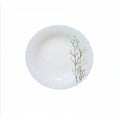 9 Inch Classique Golden Fall Glass Soup Plates 6 Sets (36 Pieces) kitchen and dinning Plates