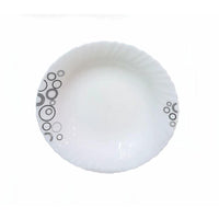 9 Inch Classique Misty Drop Glass Soup Plates 6 Sets (36 Pieces) kitchen and dinning Plates