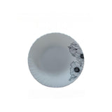 9 Inch Classique Misty Flair Glass Soup Plates 6 Sets (36 Pieces)