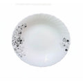 9 Inch Classique Mystrio Black Glass Soup Plates 6 Sets (36 Pieces) kitchen and dinning Plates