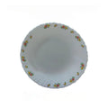 9 Inch Classique Petite Roses Glass Soup Plates 6 Sets (36 Pieces) kitchen and dinning Plates