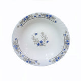 9 Inch Classique Royal Blossom Glass Soup Plates 6 Sets (36 Pieces)