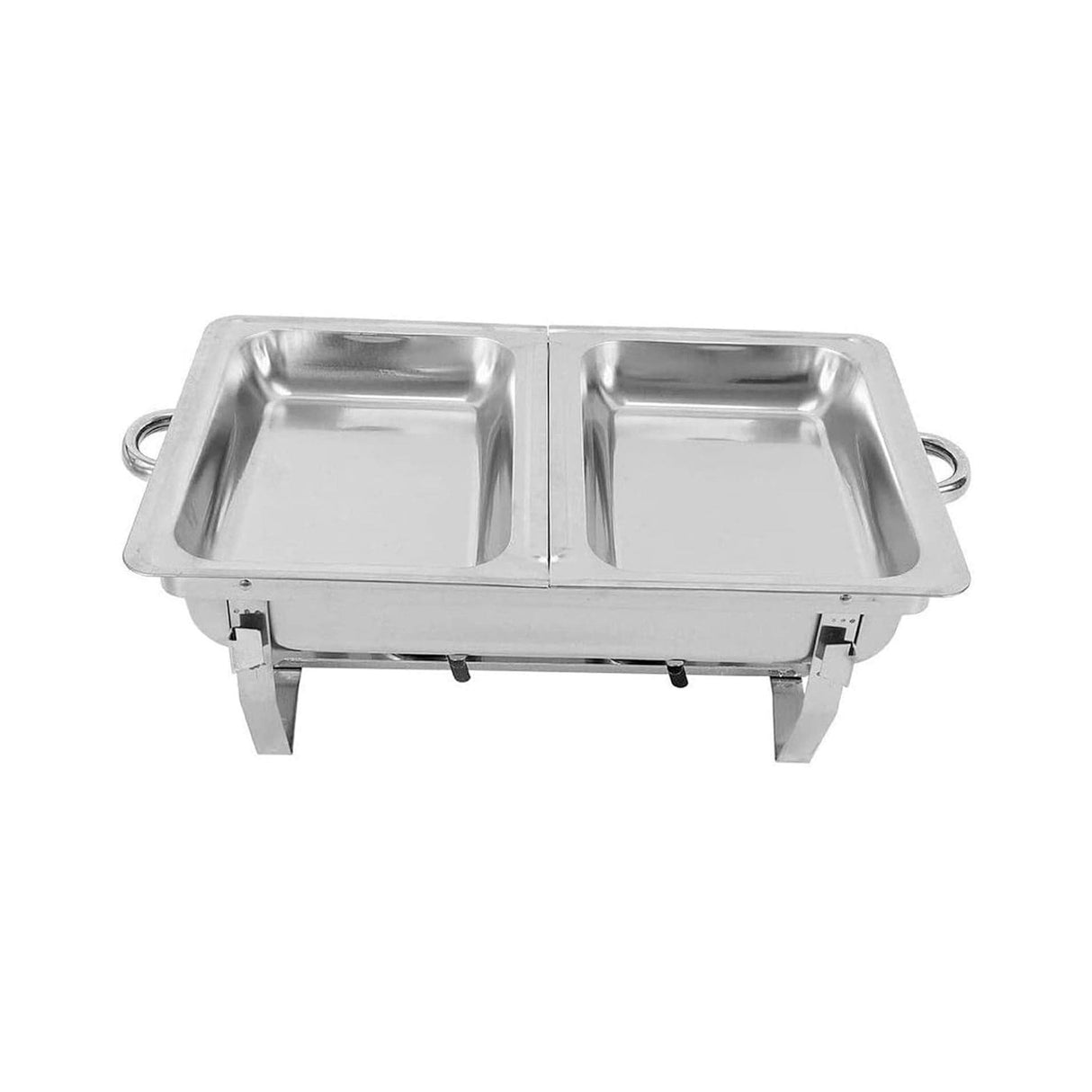 9 Ltr Double Chafing Dishes SG 433/2 | Stainless Steel Buffet Warmer with Dual Pans for Catering and Parties
