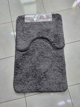2-Piece Thick Microfibre Bathmat & Toilet Mat Set – Ultra Soft & Luxury Feel