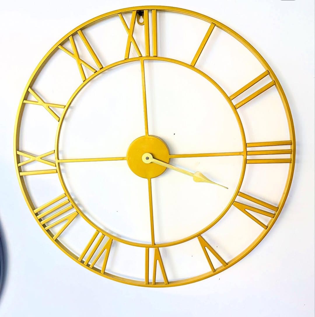 Antique Roman Wall Clock – 60cm