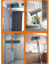 2-in-1 Telescopic Window Cleaner & Wall Mop – Rotatable Head, Extendable to 145cm- Furaha Finds Kenya
