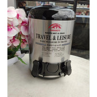 9.5L Stainless Steel Tea Urn with Double Tap Dispenser Drinkware Teapots