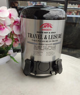 9.5L Stainless Steel Tea Urn with Double Tap Dispenser
