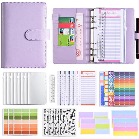 A6 Budget Binder with Magnetic Buckle- Furaha Finds Kenya