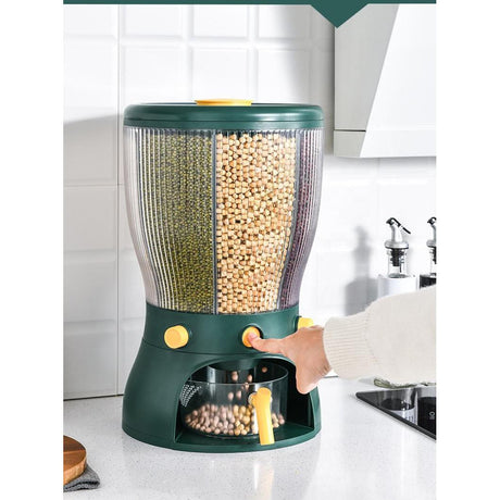 Acrylic Partitioned Rotating Cereal Dispenser- Furaha Finds Kenya