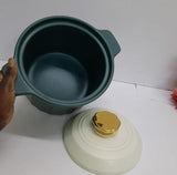 Ceramic Casserole Cooking Pot – 5L Clay Pot with Lid for Stews and Slow Cooking