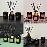 50ml Reed Diffuser and 2pc Scented Candles Set – Aromatherapy Essential Oil Gift Pack