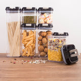 7-Piece Acrylic Food Storage Container Set – BPA-Free with Stickers & Pen (500ml to 1900ml)- Furaha Finds Kenya