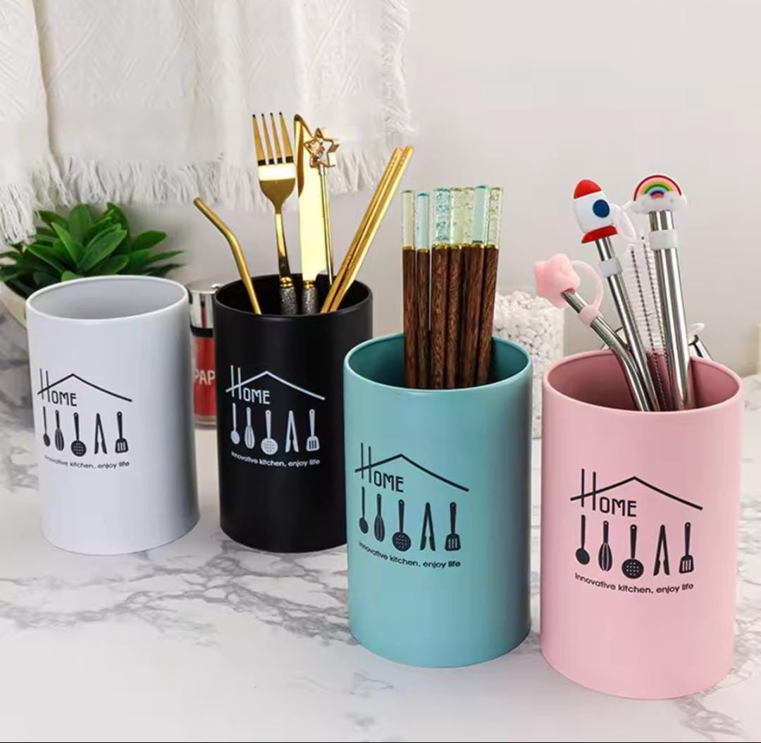 High Quality Stainless Steel Cutlery Holder – Multipurpose Utensil Organizer (14.7cm)- Furaha Finds Kenya