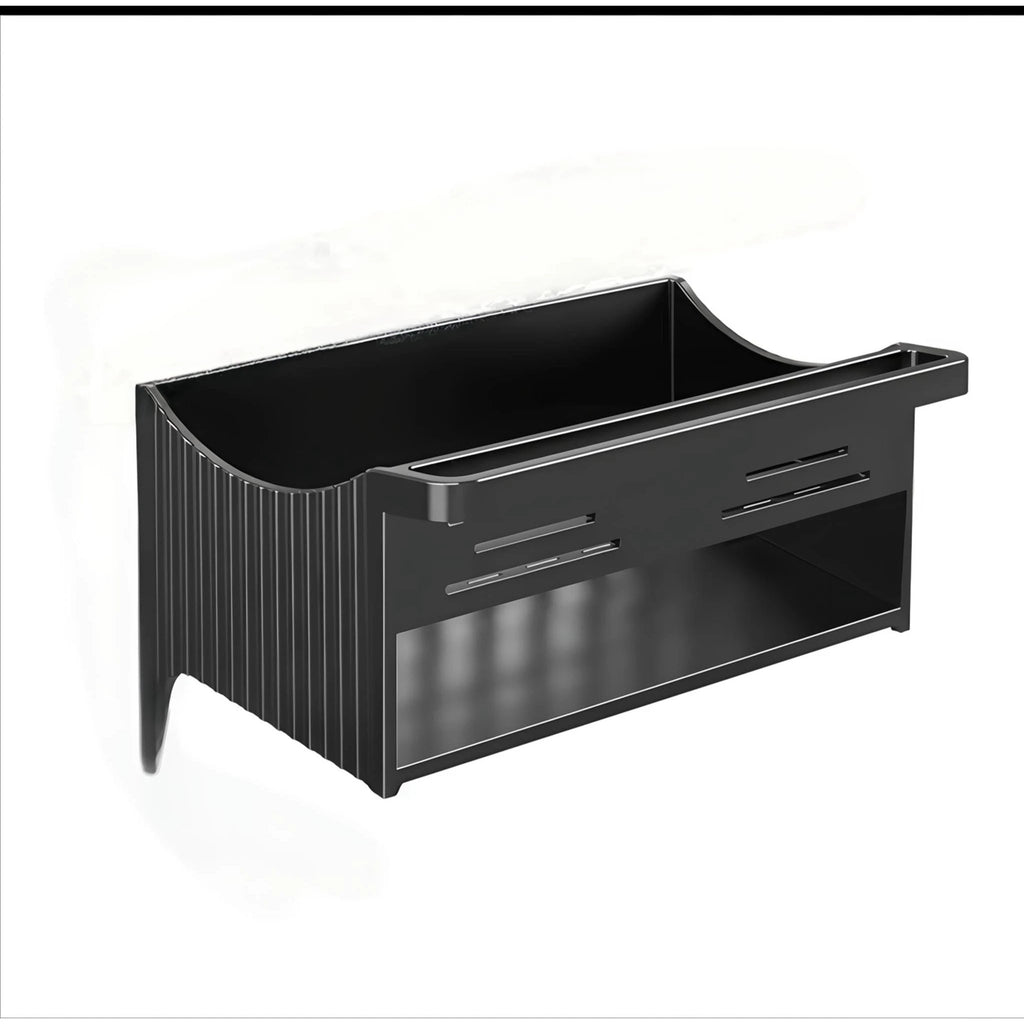 ABS Sink Caddy with Drying Hook Black Sink caddy Sink Caddies