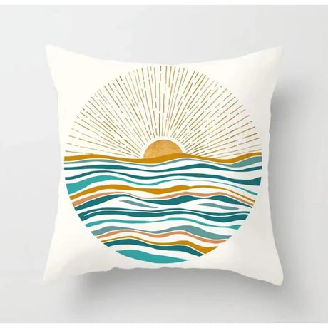 Abstract Decorative Throw Pillow Covers 45x45cm Stylish Home Accepts