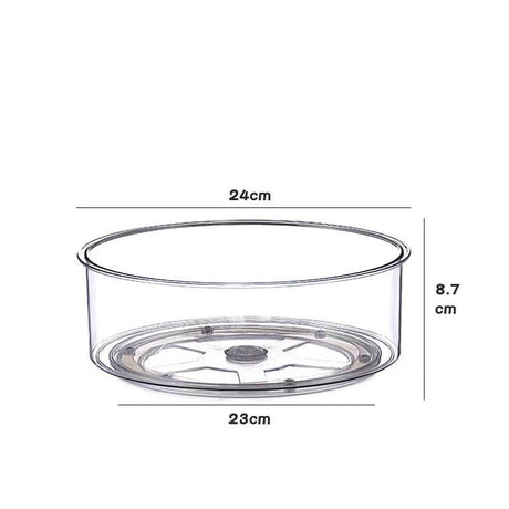 Acrylic Multipurpose Rotating Organizer | Turntable | Lazy Susan – 24cm