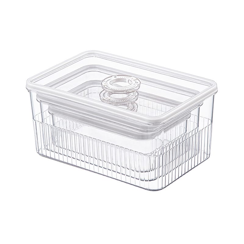 Acrylic Transparent Fridge Organizer Set 3pcs Durable and Space Saving for Kitchen Storage