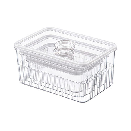 Acrylic Transparent Fridge Organizer Set 3pcs Durable and Space Saving for Kitchen Storage