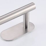 Adhesive Toilet Roll Paper Holder No Drill Stainless Steel Wall Mount Dispenser.