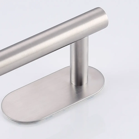 Adhesive Toilet Roll Paper Holder No Drill Stainless Steel Wall Mount Dispenser.
