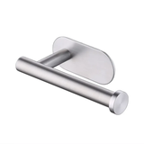 Adhesive Toilet Roll Paper Holder No Drill Stainless Steel Wall Mount Dispenser.