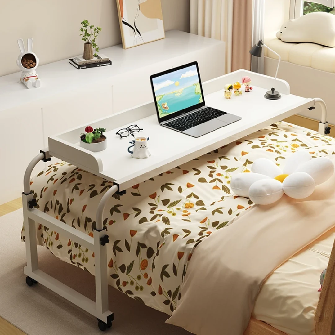 Adjustable Over Bed Laptop Desk with Wheels for Home Office and Bedroom Lap Desks