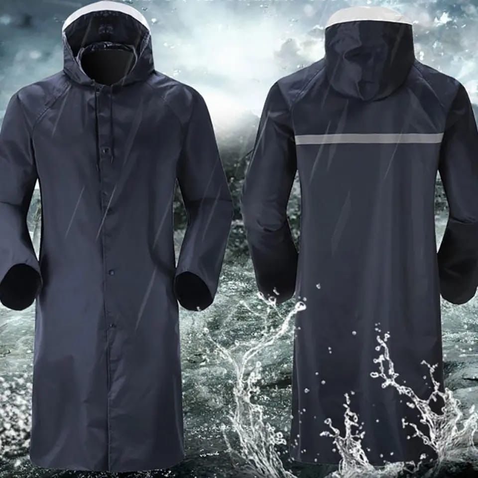 Adult Raincoat with Cap | High Quality Unisex Rain Protection (Up to 120kgs)