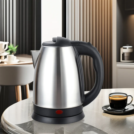 Ailyons 1.8L Electric Kettle 1500W Fast Boiling Stainless Steel & Cordless Glass Kettle with Auto Shut-Off