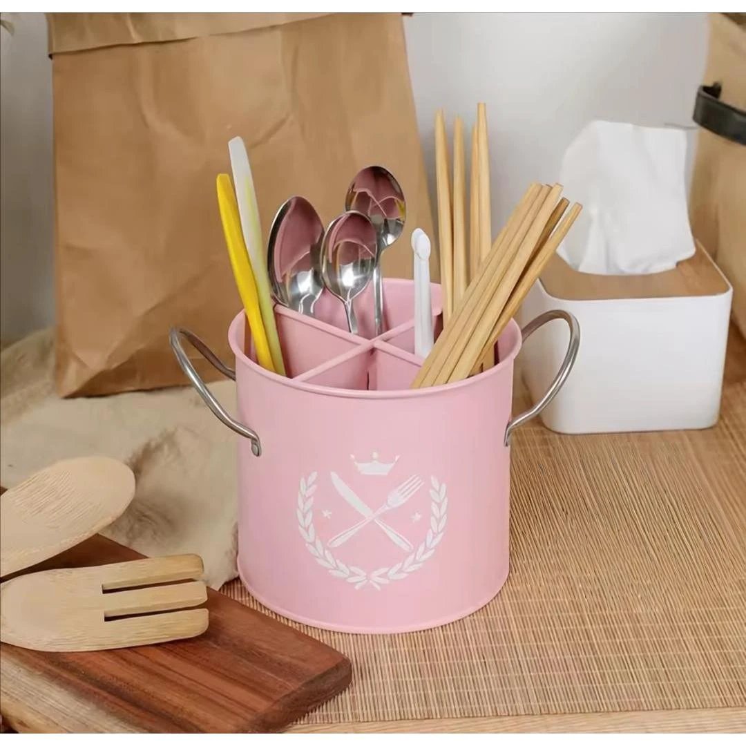 Alloy Cutlery Holder with Partition Rust Resistant Kitchen Organizer Cutlery holder Kitchen Utensil Holders