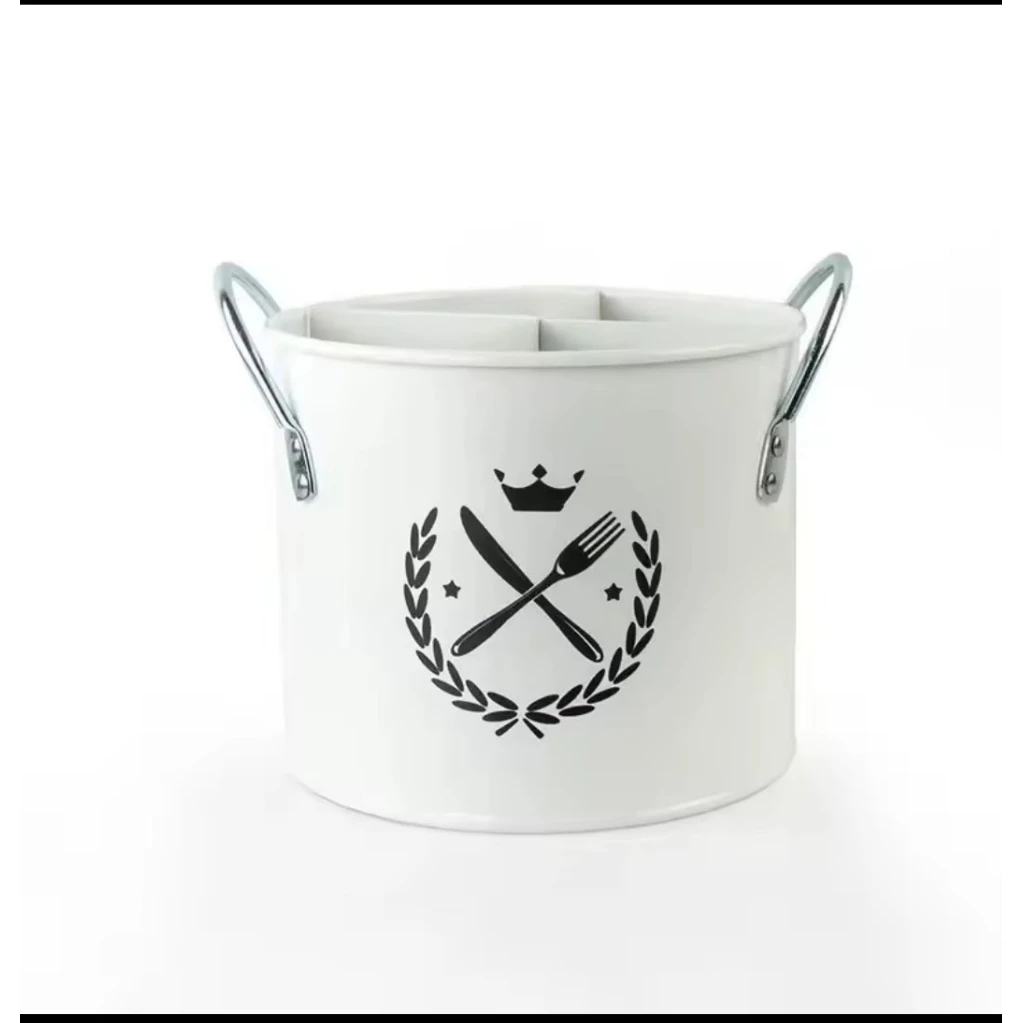 Alloy Cutlery Holder with Partition Rust Resistant Kitchen Organizer Cutlery holder Kitchen Utensil Holders