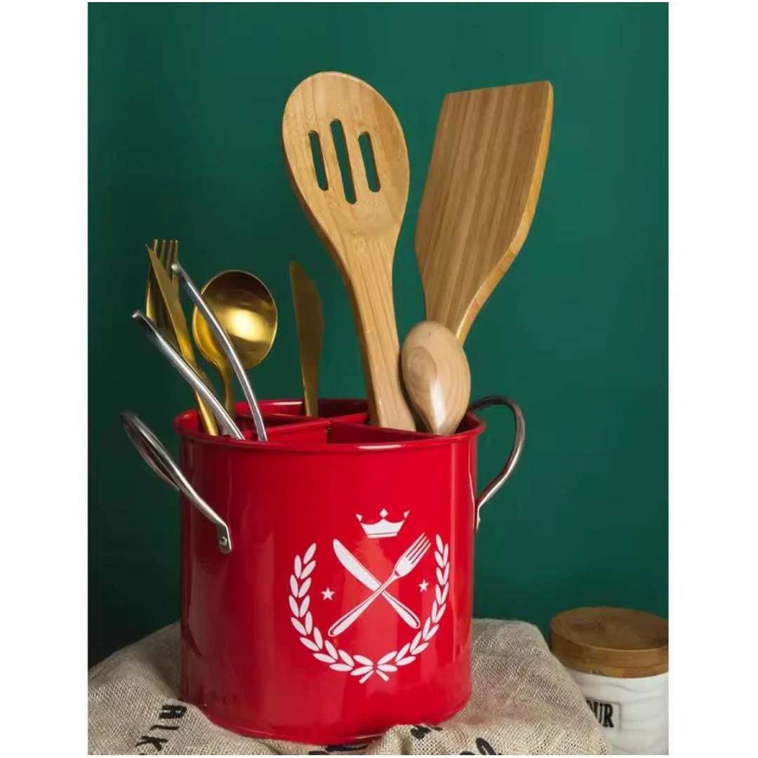 Alloy Cutlery Holder with Partition Rust Resistant Kitchen Organizer Cutlery holder Kitchen Utensil Holders