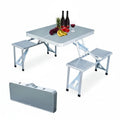 Aluminium Foldable Table and Chairs Set for Outdoor Camping camping essential Outdoor Furniture Sets
