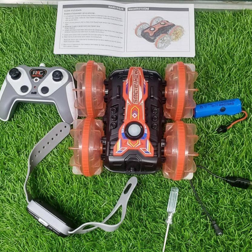 Amphibious Stunt Car Hand Gesture and Remote Controlled Rechargeable Kids duvet set Remote Control Cars & Trucks