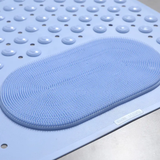 Anti Slip Bathroom Mat 38cm x 70cm with Massage Surface and Suction Cups for Safety and Comfort