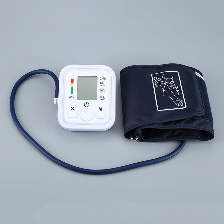 Arm Blood Pressure Monitor with Digital LCD Display and High Accuracy Measurement