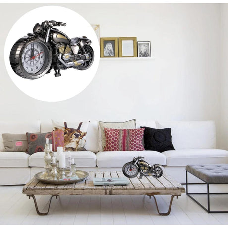 AutoBike Alarm Clock Creative Home Decor and Student Bedside Alarm Clock