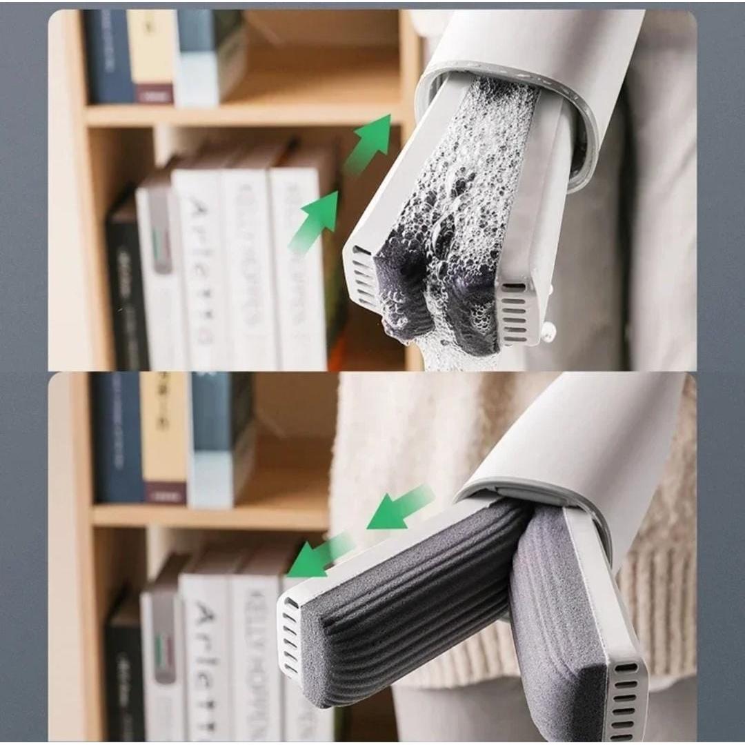 Automatic Self Wringing Roller Mop Hands Free Squeezing.