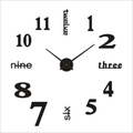 BIG Acrylic 3D Wall Clock 120x120cm DIY Numbers for Home Wall Decoration. Wall clock Wall Clocks