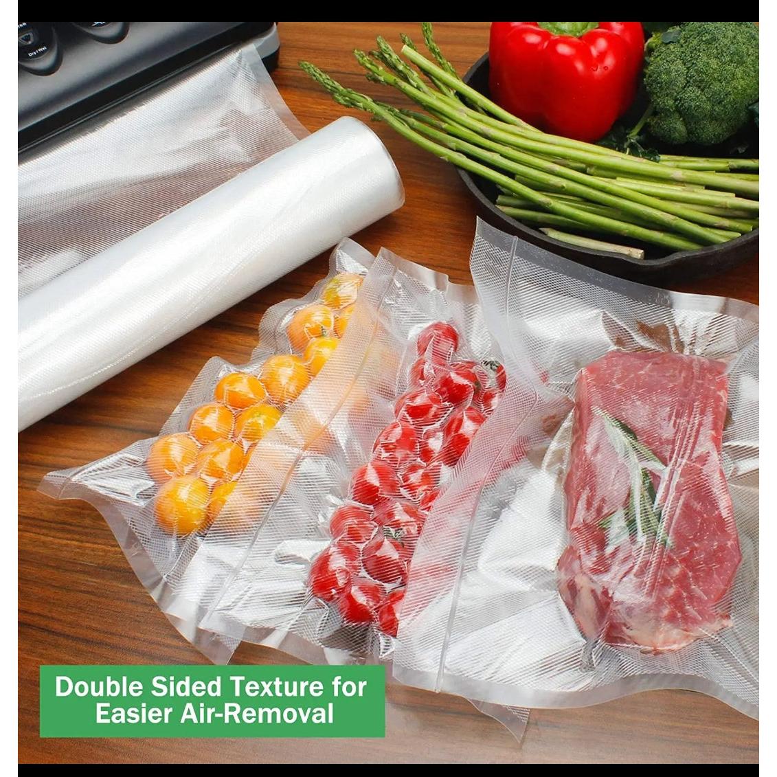 BPA-Free Vacuum Sealer Rolls – 15cm x 610cm Commercial Grade Bag Rolls for Food Saver, Vacuum Storage, Meal Prep
