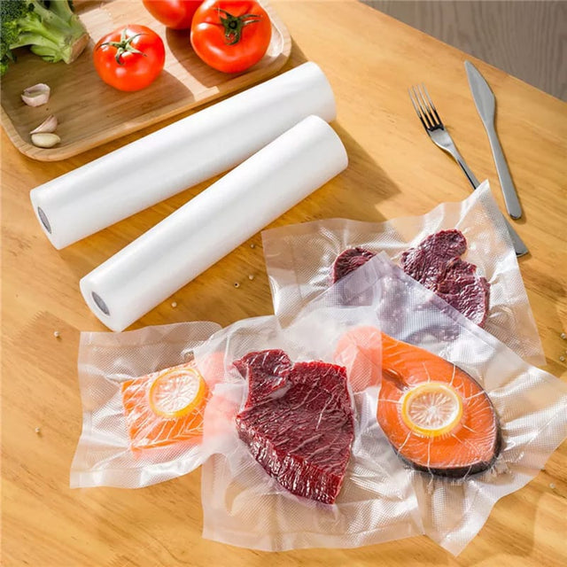 BPA-Free Vacuum Sealer Rolls – Commercial Grade Bag Rolls for Food Saver & Vacuum Storage (20cm x 610cm)