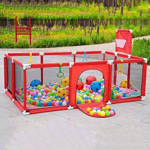 Baby Safety Play Fence with 50 Balls Toys & Learning Activities Play Yards