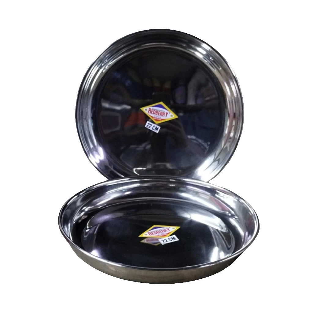 Back to School Redberry Stainless Steel Soup Plate | Available in 22cm, 24cm, and 26cm Kids essential Bowls